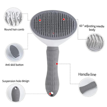 Self Cleaning Pet Grooming Brush